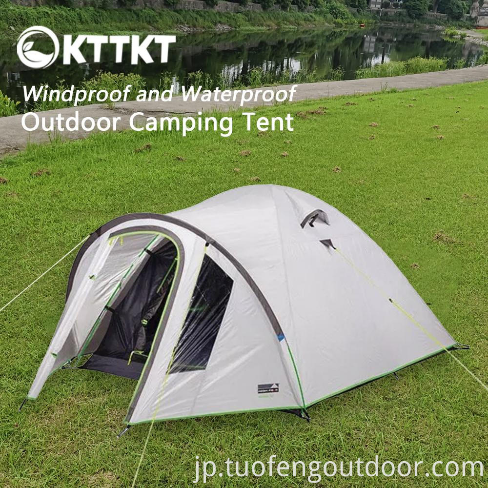 3 3kg Gray White Camping Trekking Double Tent